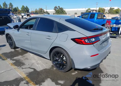 2025 Honda Civic Hybrid Sport из США, поврежденный, VIN 19XFL4H83SE008848